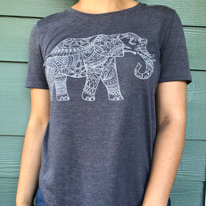 Tribal Elephant Graphic T-Shirt